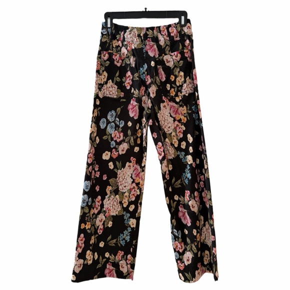 Anthropologie Maeve Colette Floral Wide-Leg Pants - Picture 2 of 7